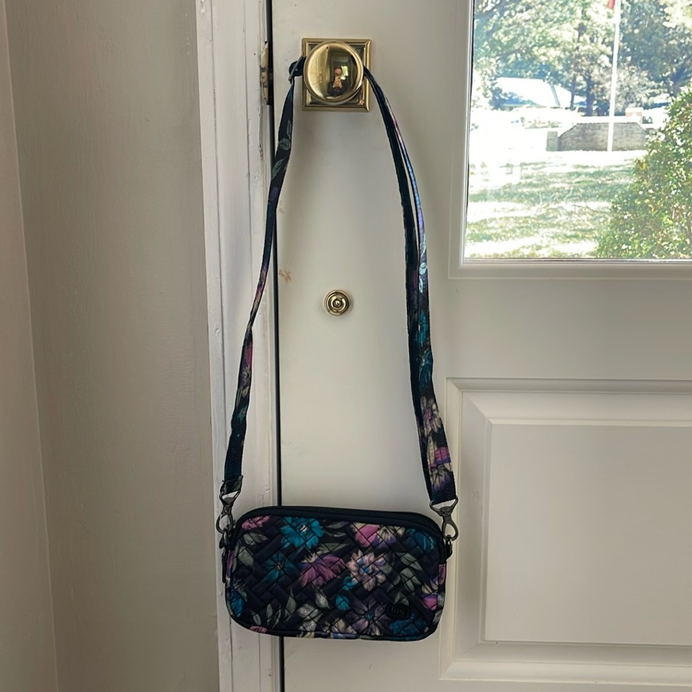 Lug Multicolor Floral Crossbody Bag